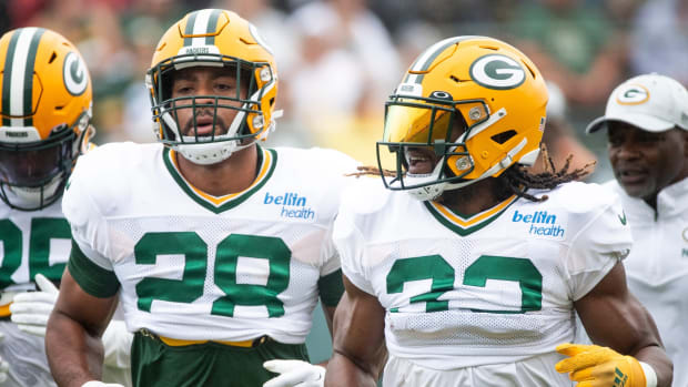 AJ Dillon and Aaron Jones